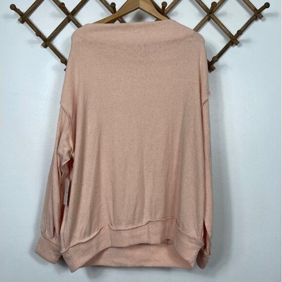 New Free People Main Squeeze Hacci Pullover in Nectar Women's Size M - Picture 4 of 10